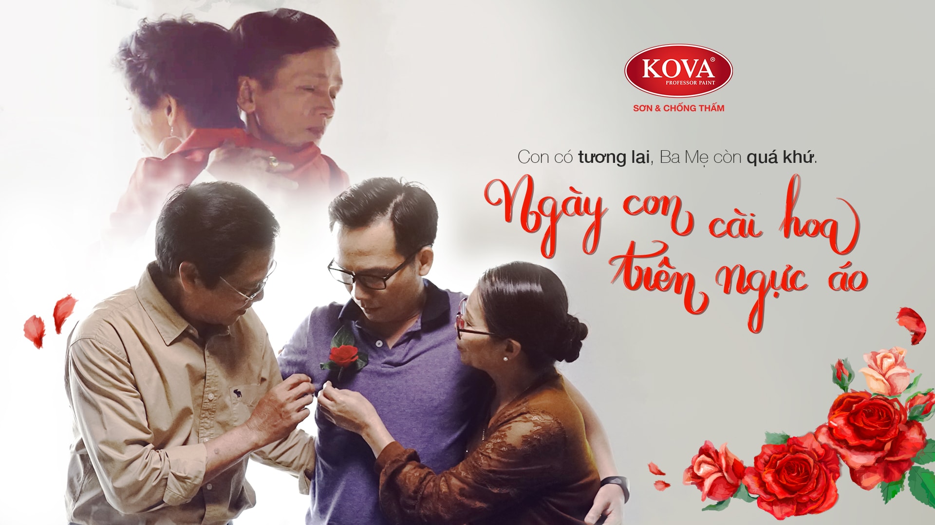 KOVA ra mắt clip “ngày con cài hoa trên ngực áo” nhân ngày vu lan