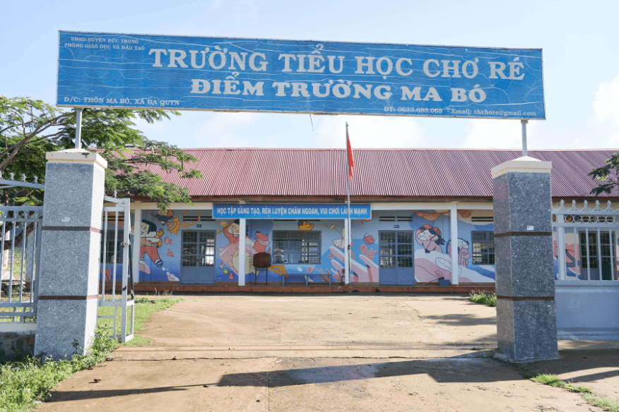 Trường tiểu học Chợ Ré và những sắc màu tạo nên bởi sơn KOVA