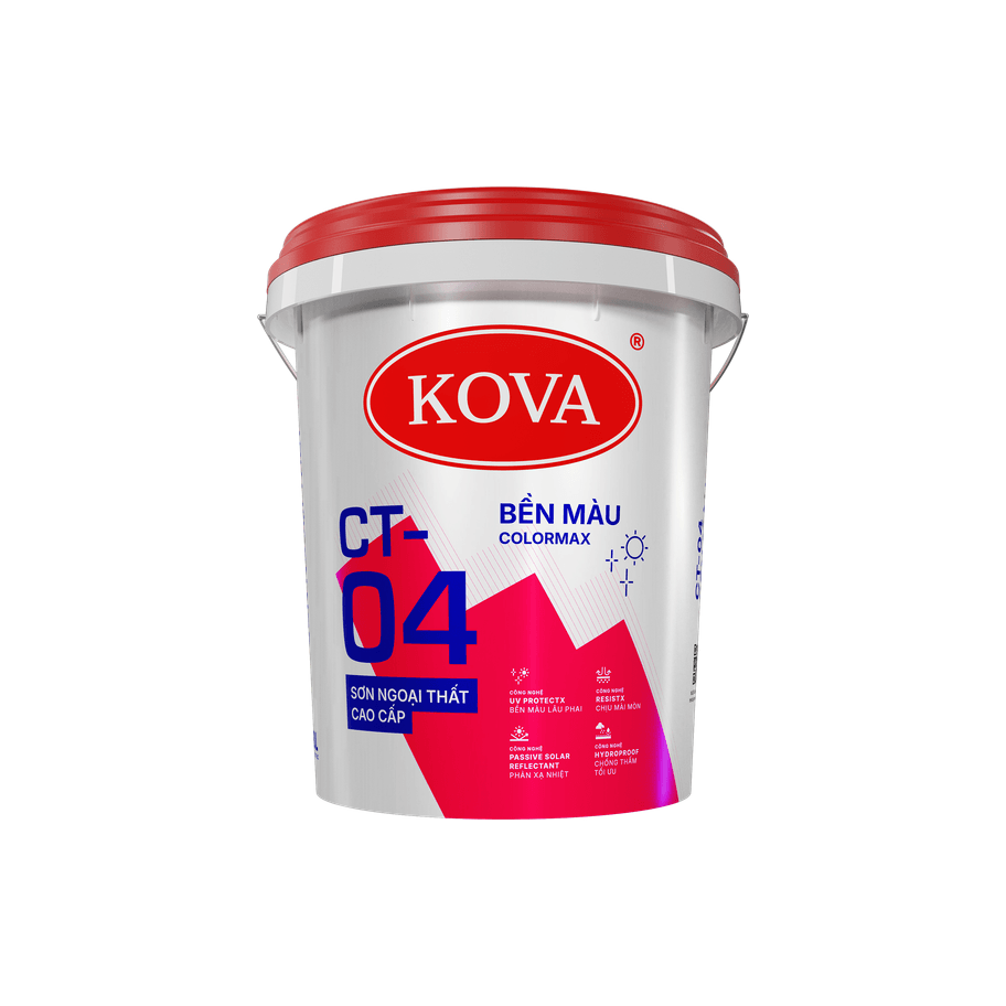Sơn ngoại thất cao cấp KOVA CT-04 Bền màu