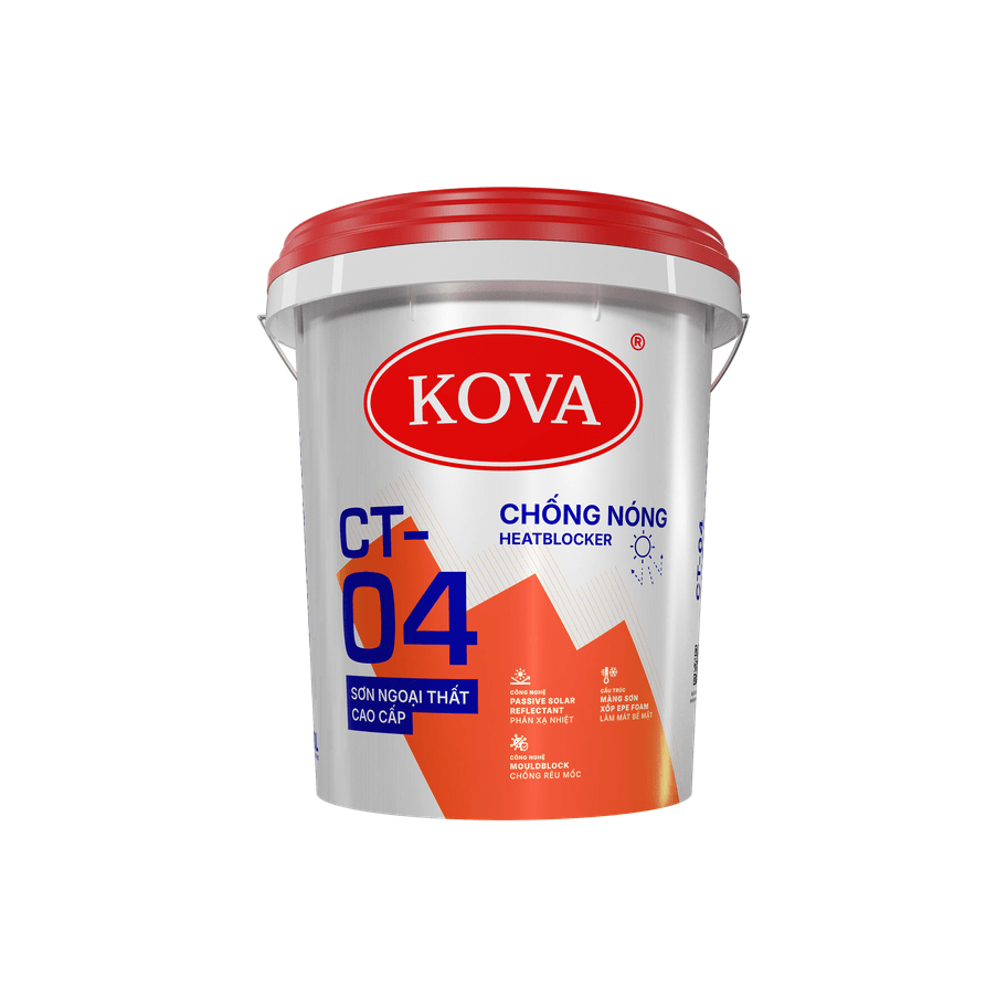 Sơn ngoại thất cao cấp KOVA CT-04 Chống nóng