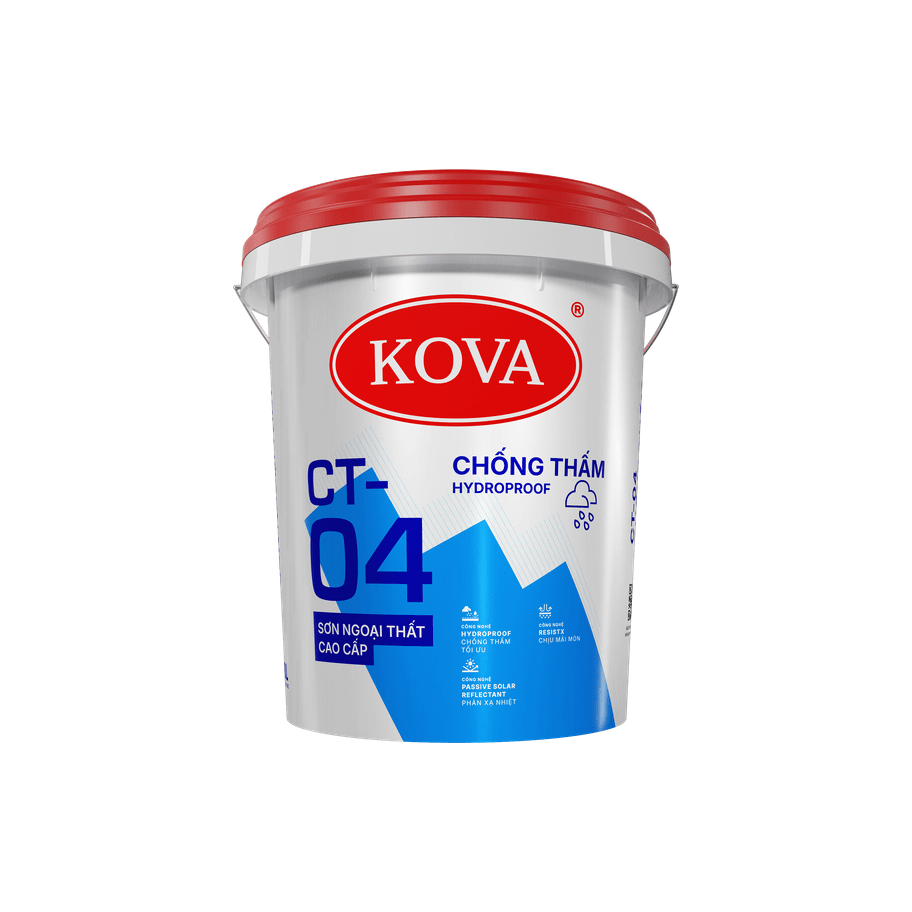 Sơn ngoại thất cao cấp KOVA CT-04 Chống thấm