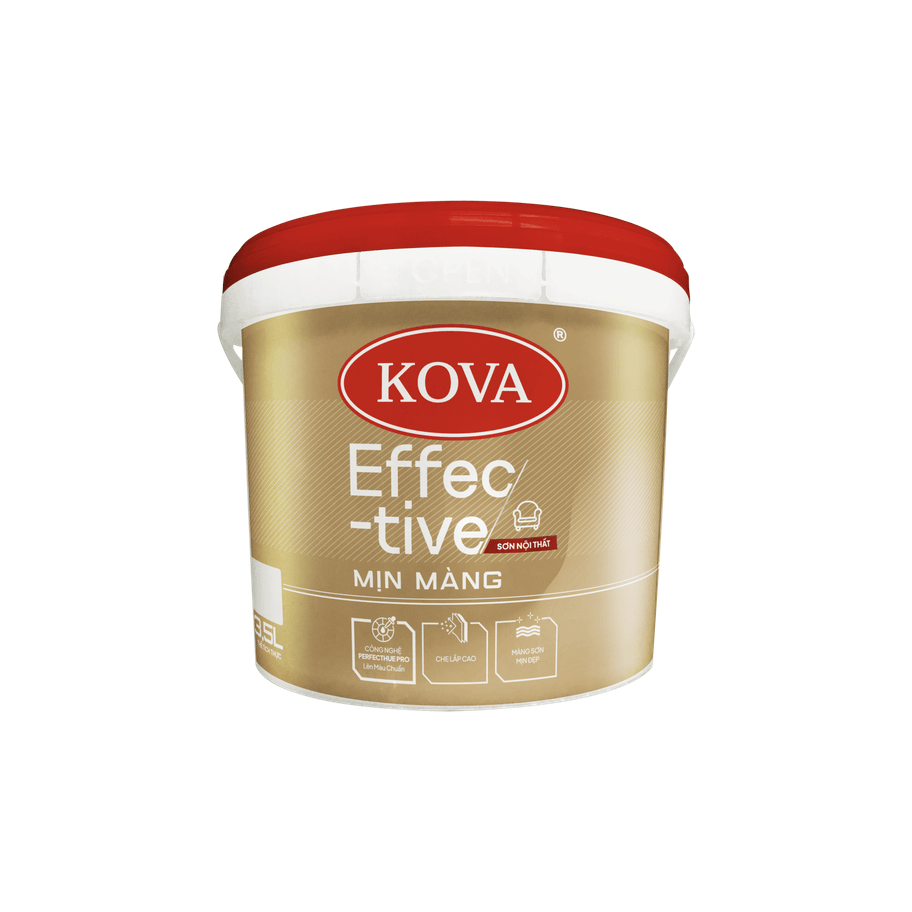 Sơn nội thất KOVA Effective Mịn màng