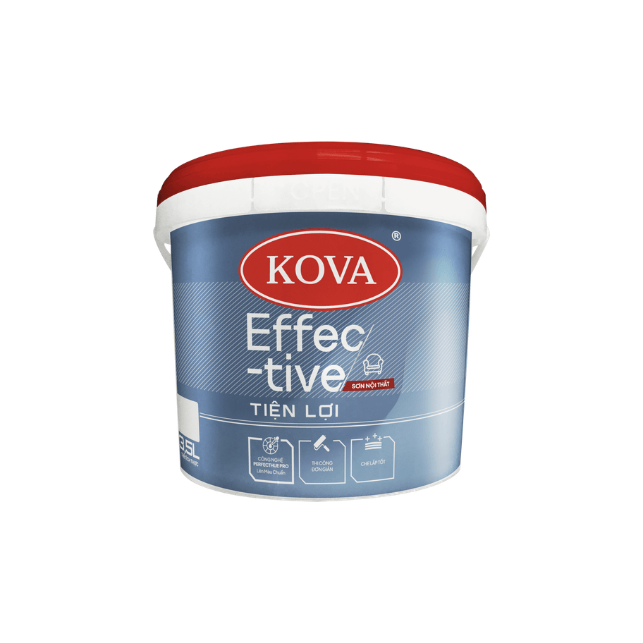 Sơn nội thất KOVA Effective Tiện lợi