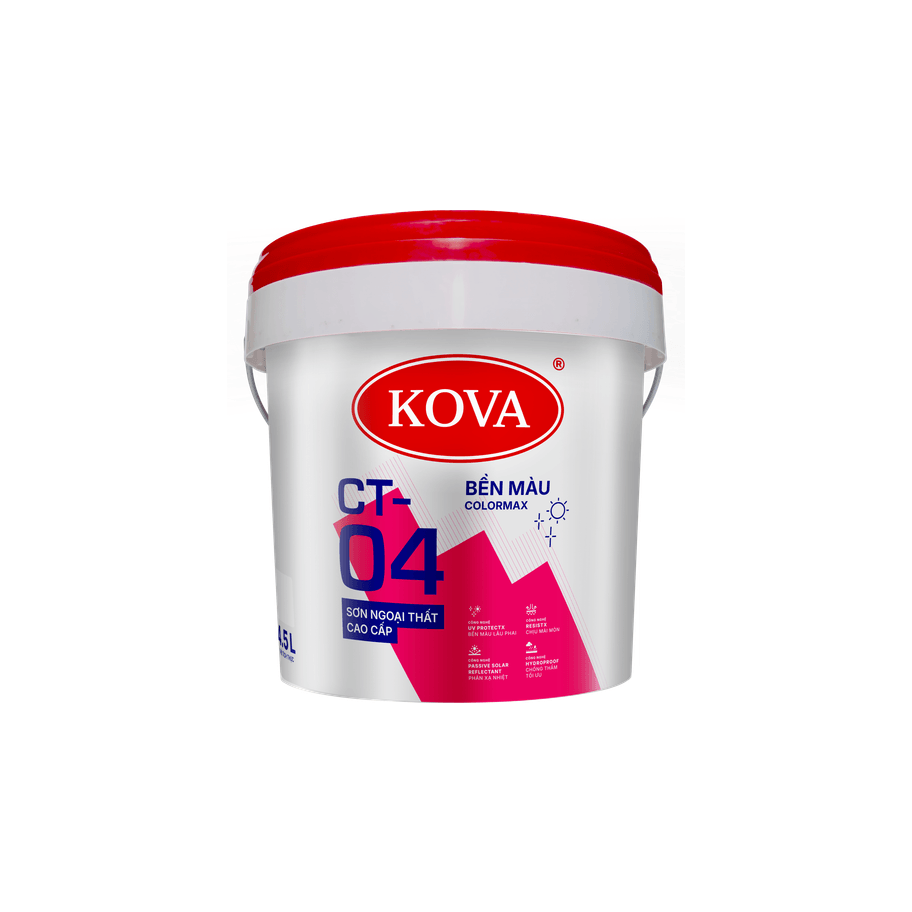 Sơn ngoại thất cao cấp KOVA CT-04 Bền màu