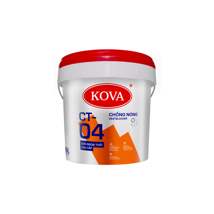 Sơn ngoại thất cao cấp KOVA CT-04 Chống nóng