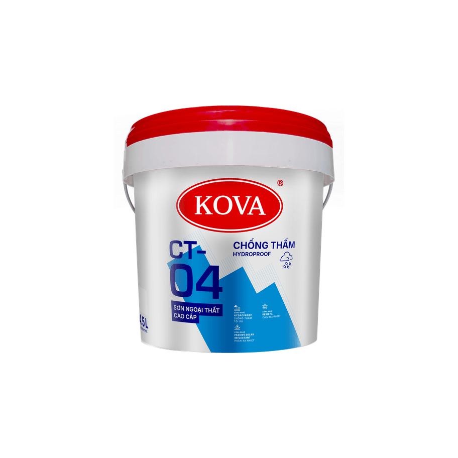 Sơn ngoại thất cao cấp KOVA CT-04 Chống thấm