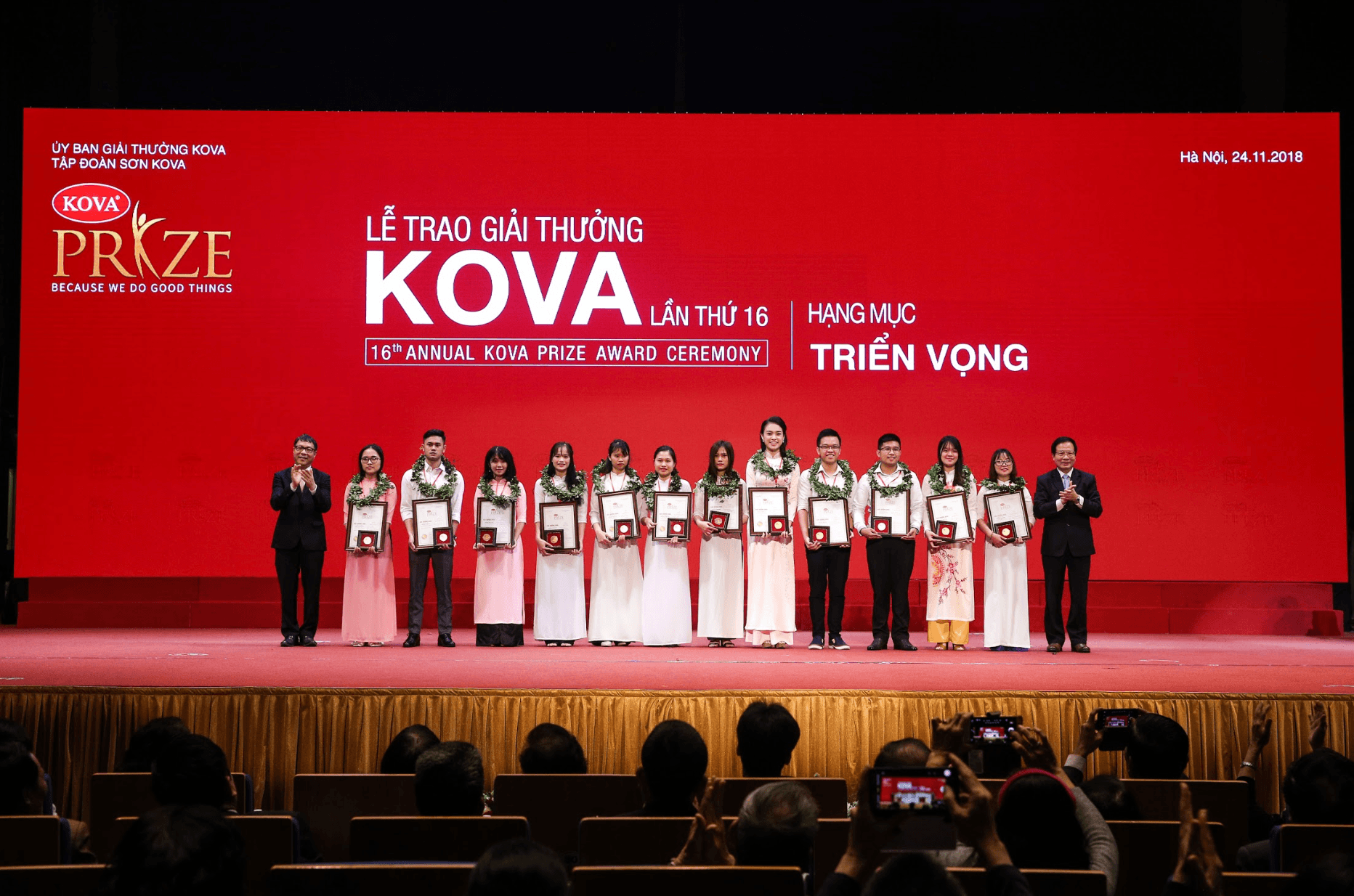 Lễ trao giải thưởng KOVA lần thứ 16 năm 2018