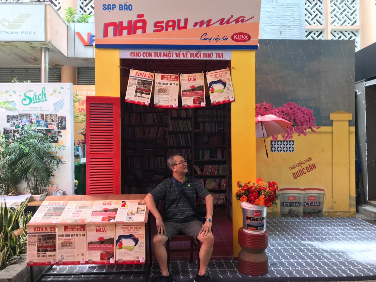KOVA mang đến không gian nghệ thuật độc đáo tại đường sách Nguyễn Văn Bình
