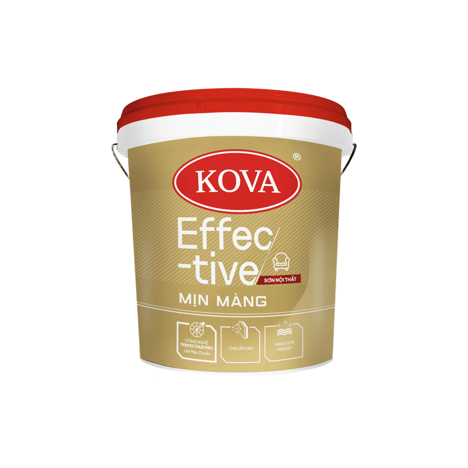 Sơn nội thất KOVA Effective Mịn màng