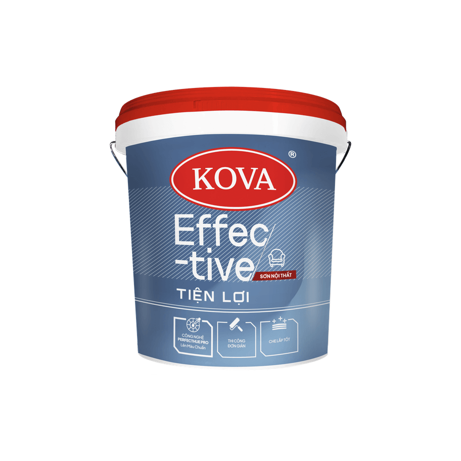 Sơn nội thất KOVA Effective Tiện lợi