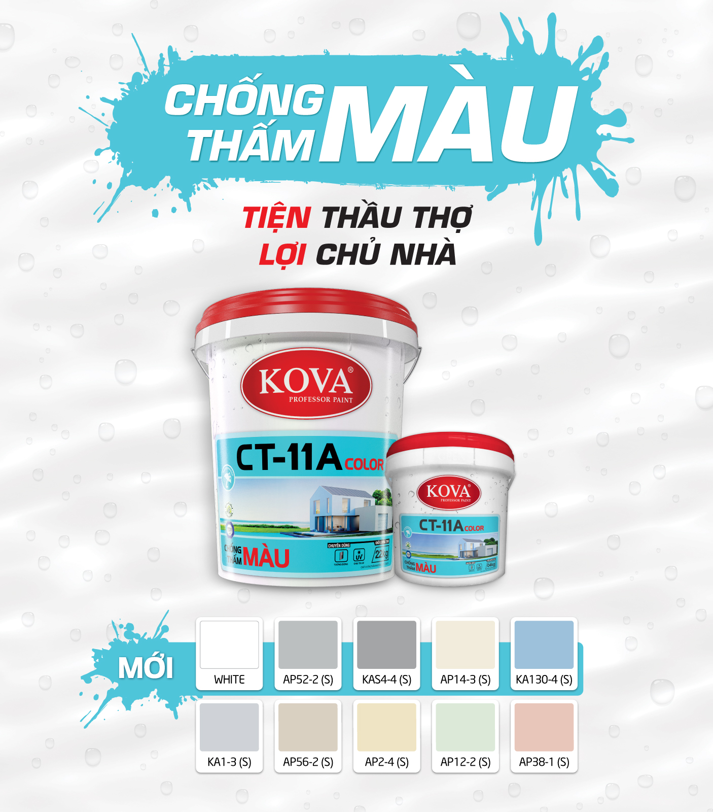 Chống thấm màu KOVA CT-11A Color