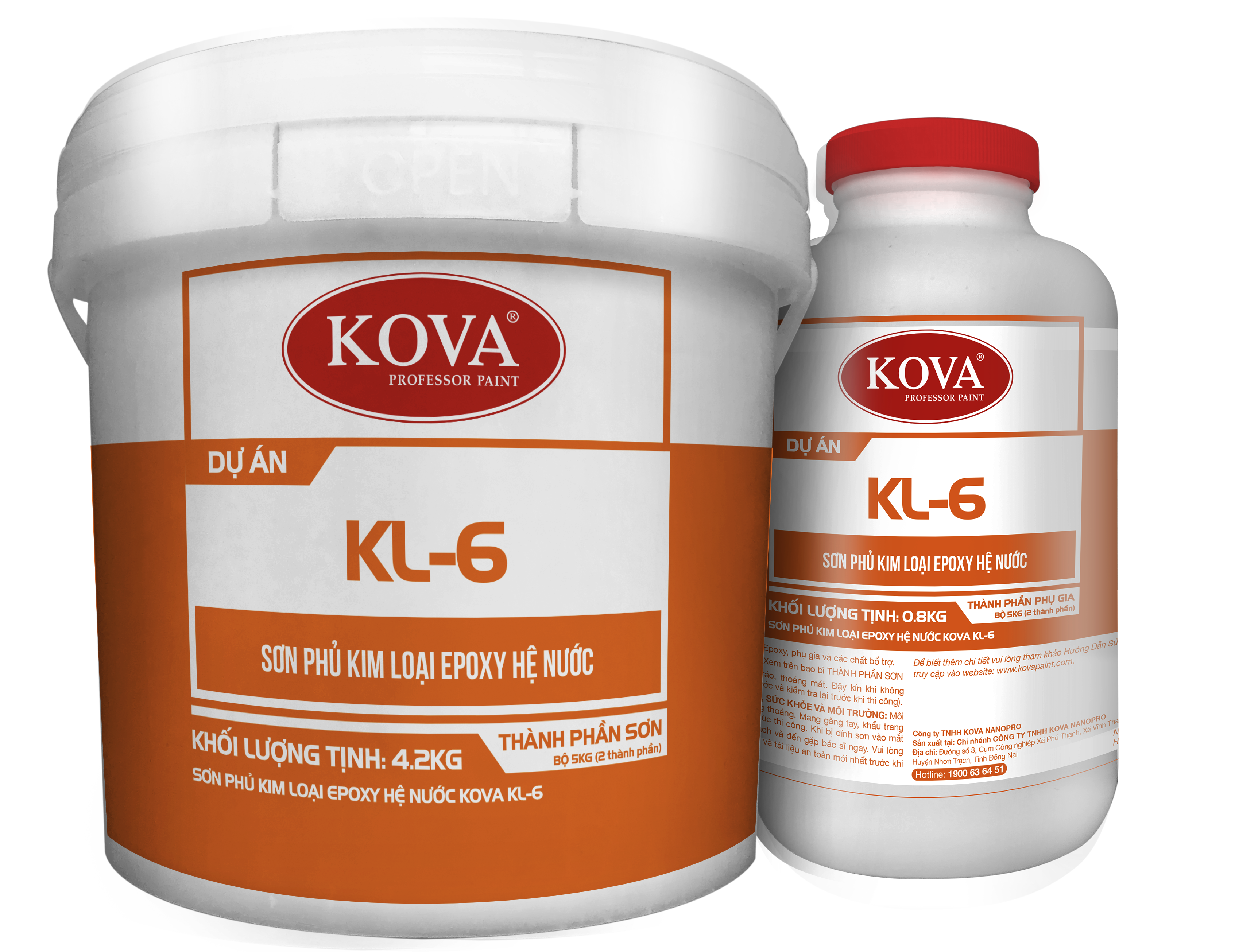 Với khả năng chống ăn mòn và chống trầy xước, KOVA KL-6 sẽ bảo vệ bề mặt kim loại của bạn trước các tác động khắc nghiệt nhất.
