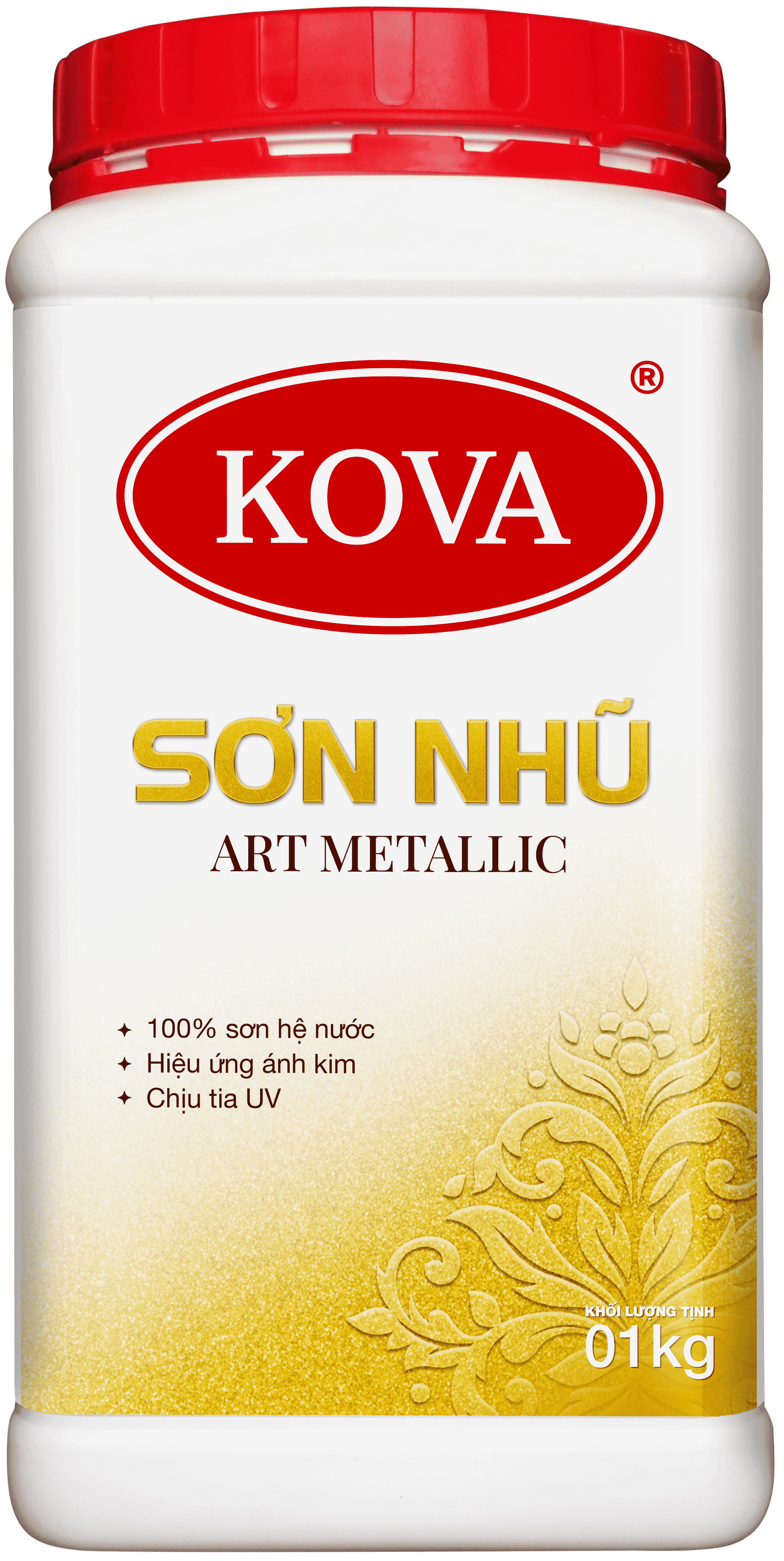 Sơn Nhũ Vàng KOVA Gold Metallic/ Silver Metallic/ Bronze Metallic