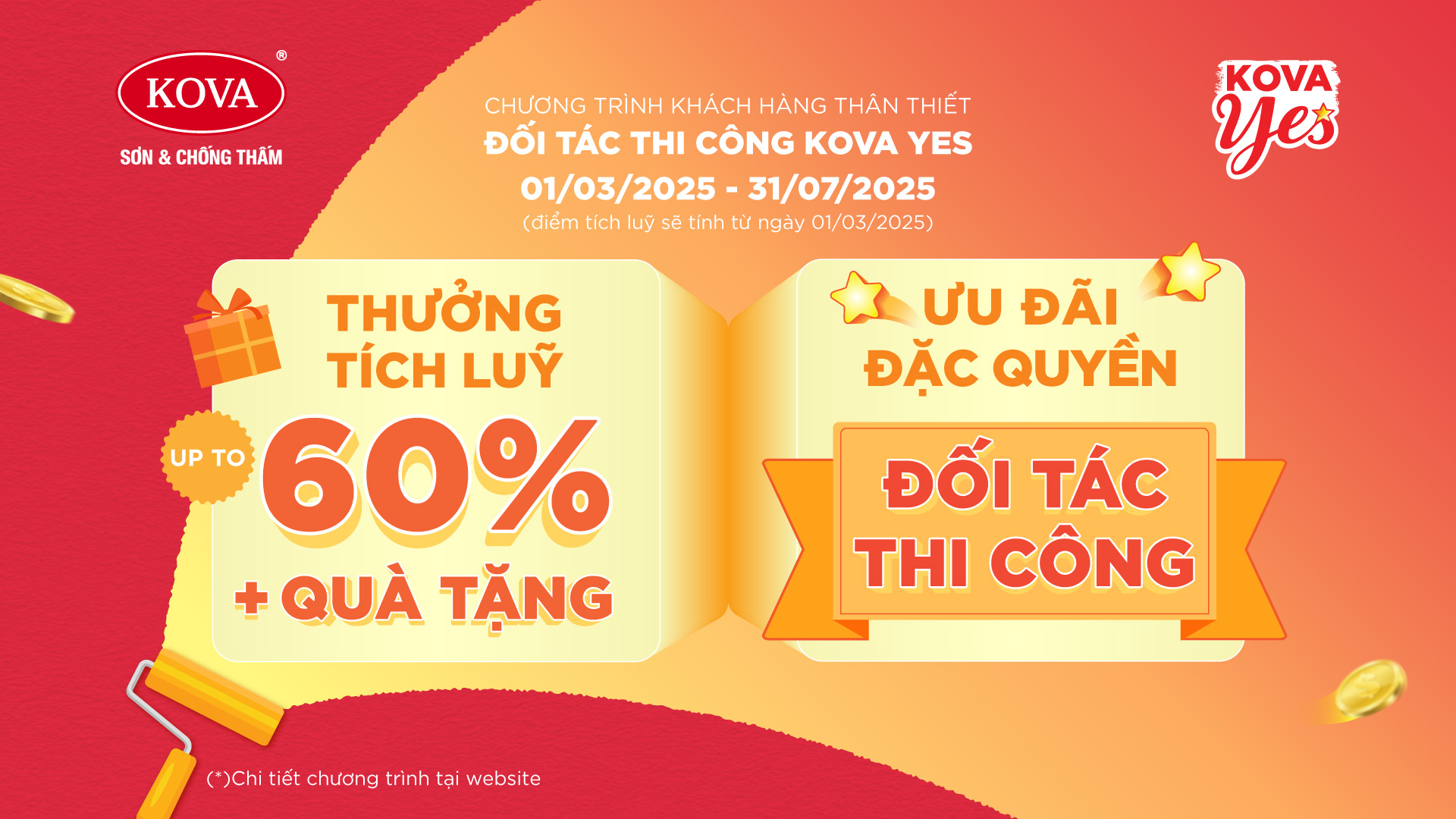 THÔNG BÁO CTKM: ĐỐI TÁC THI CÔNG 2025