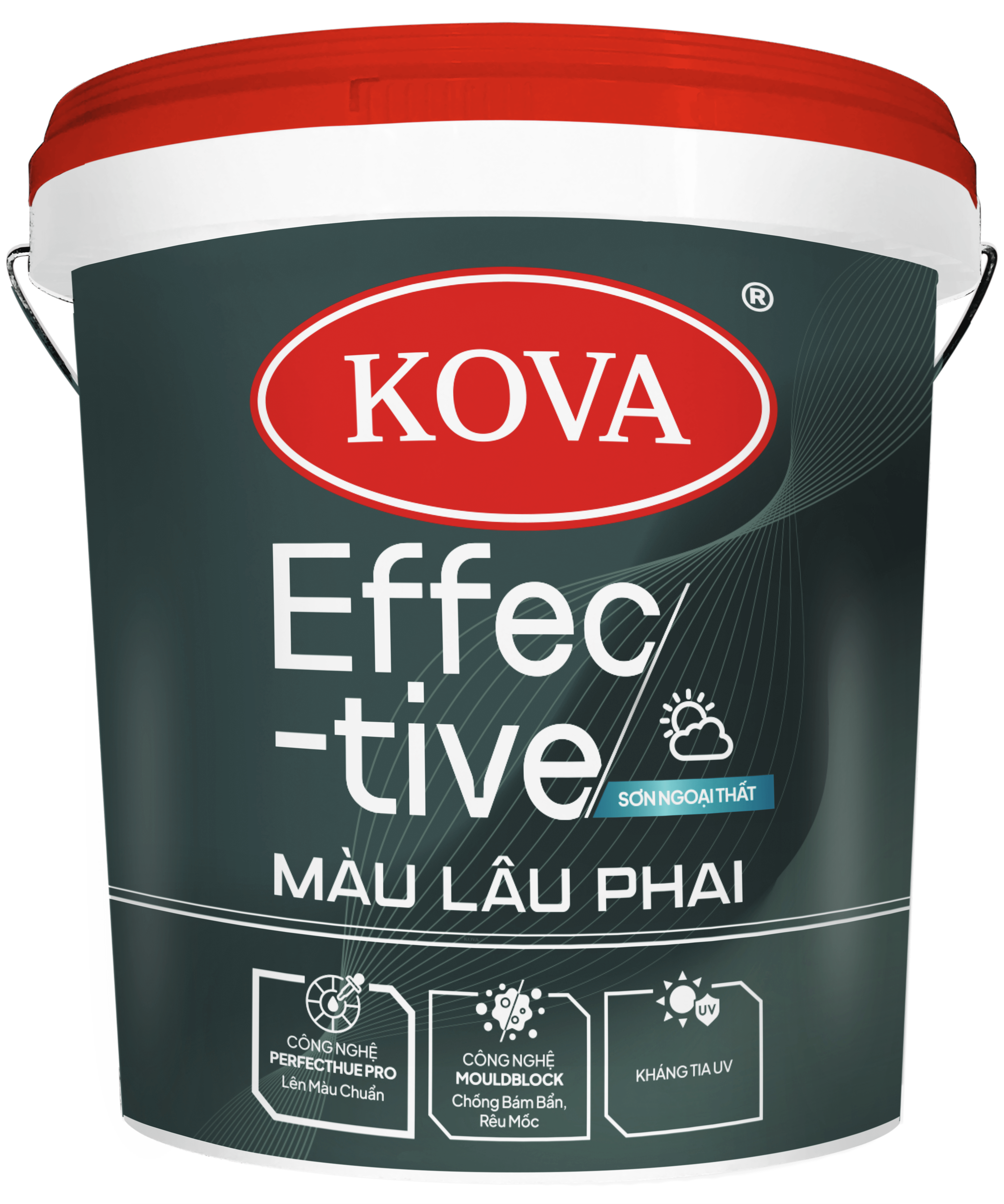 Sơn Ngoại Thất KOVA Effective Màu Lâu Phai