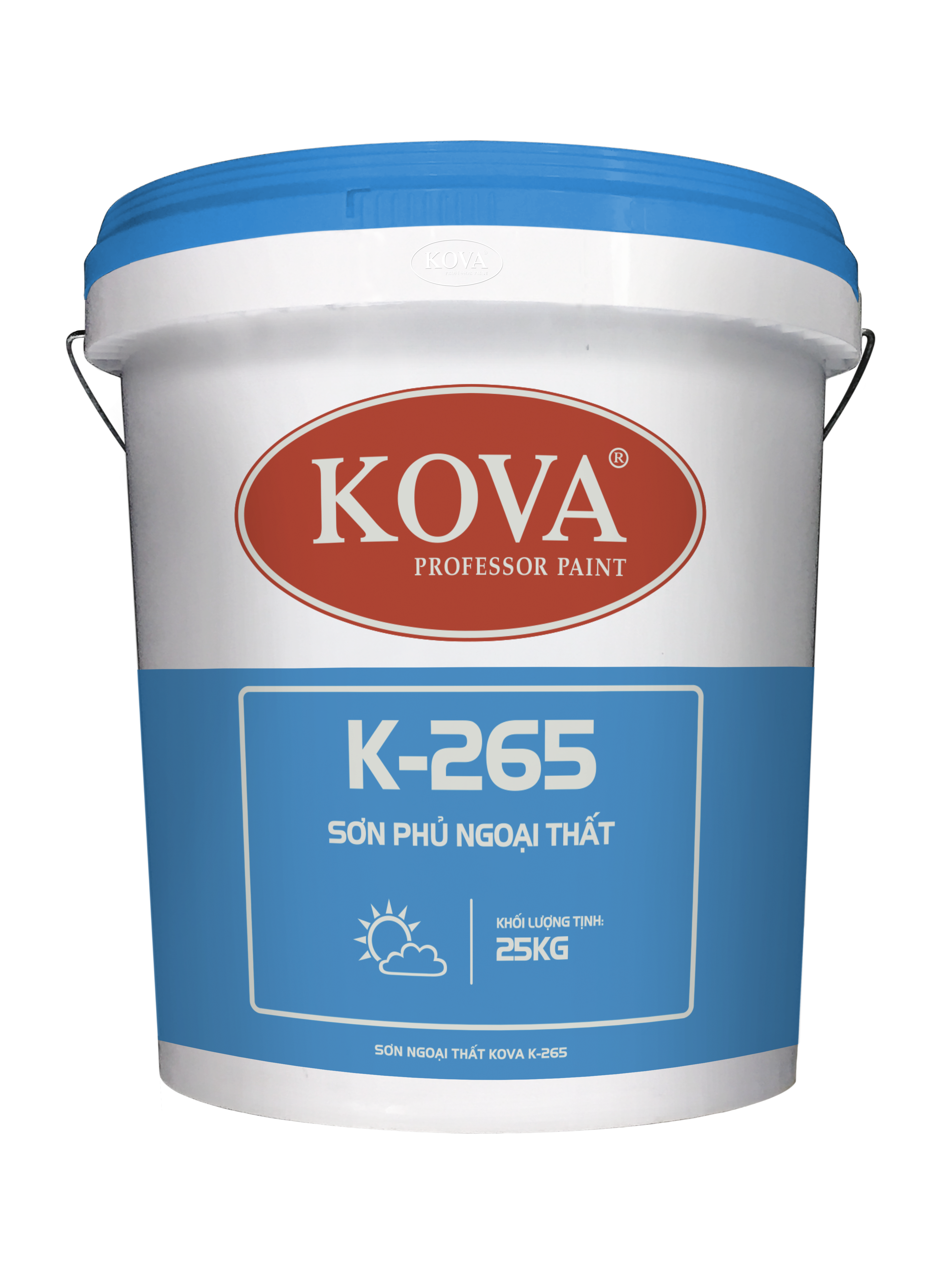 Sơn ngoại thất KOVA K-265 sẽ giữ cho ngôi nhà của bạn luôn mới và bền vững trong thời gian dài. Đây là sản phẩm hoàn hảo cho việc bảo vệ ngôi nhà khỏi các tác động của thời tiết và thời gian.